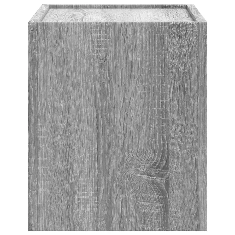 Table de chevet murale sonoma gris 45x30x35 cm - 5