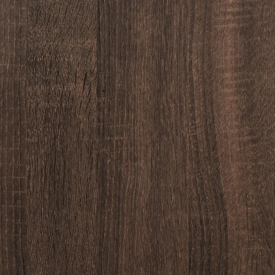 Table de chevet murale chêne marron 45x30x35 cm - 10