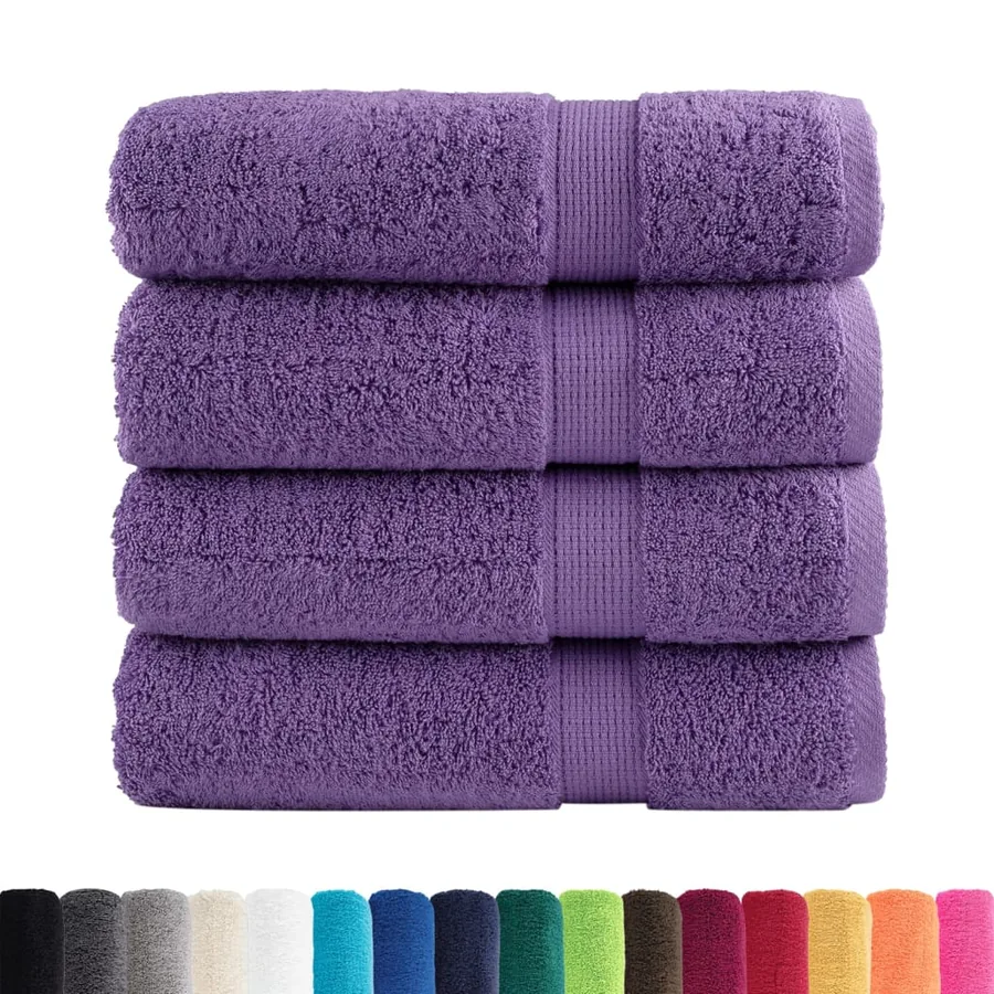 Serviettes de bain de qualité supérieure SOLUND 4 pcs 600g/m² - 2