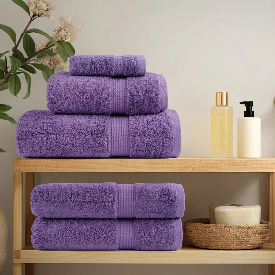 Serviettes de bain de qualité supérieure SOLUND 4 pcs 600g/m² - 3
