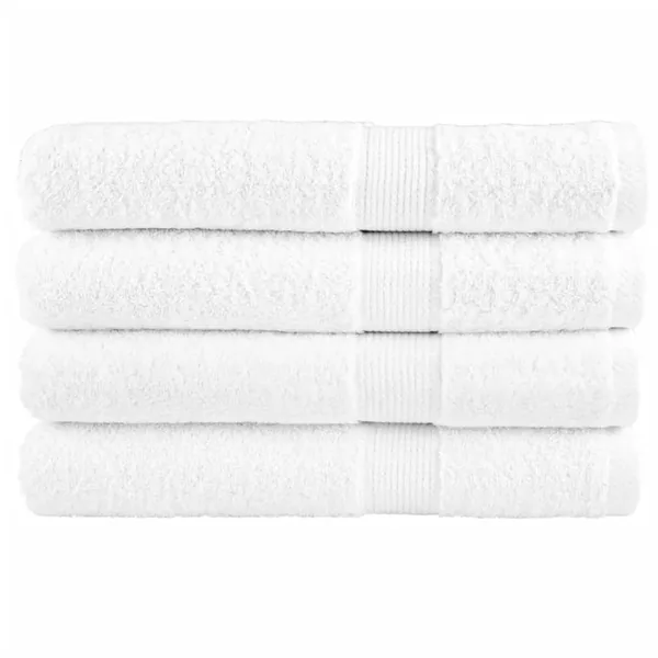 Serviettes de sauna de qualité supérieure SOLUND 4 pcs blanc