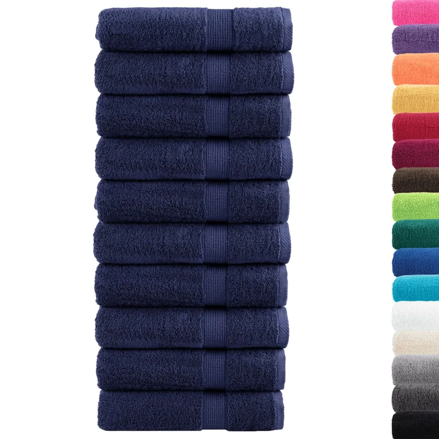 Serviettes de bain de qualité supérieure SOLUND 10 pcs 600g/m² - 2
