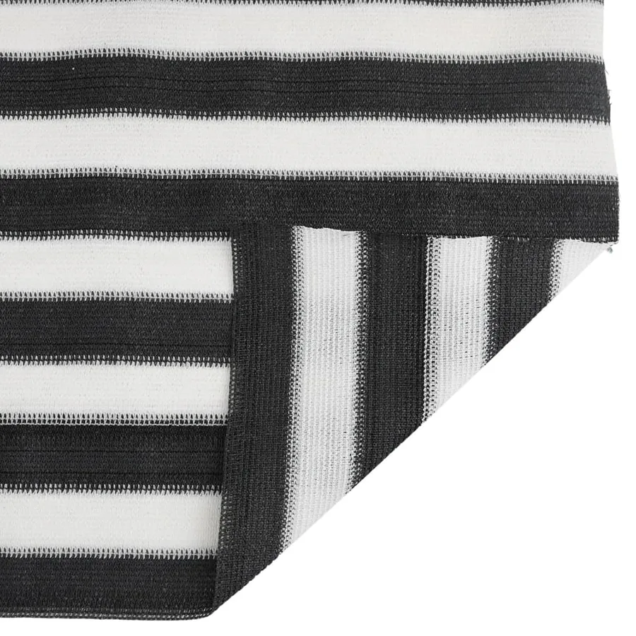 Filet brise-vue anthracite et blanc 1,8x50 m PEHD 195 g/m² - 4