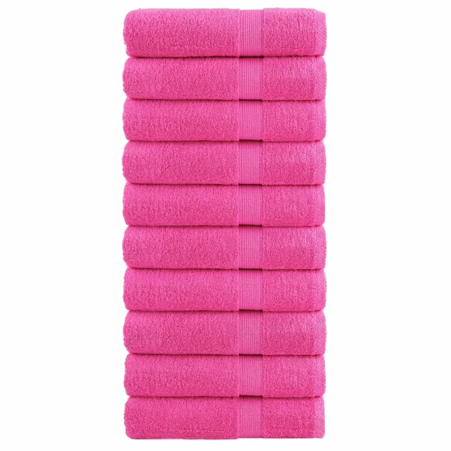 Essuie-mains de qualité supérieure SOLUND 10 pcs rose 600 g/m²