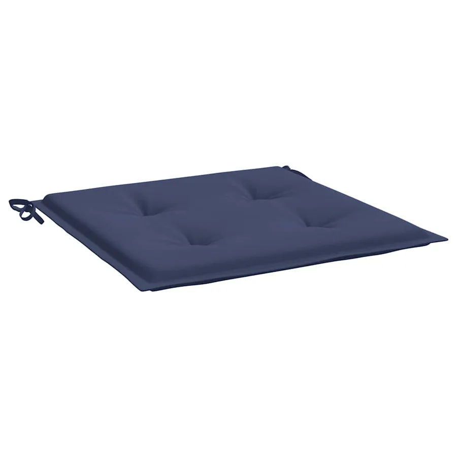 Coussins de palette lot de 2 bleu marine 40x40x4 cm - 4