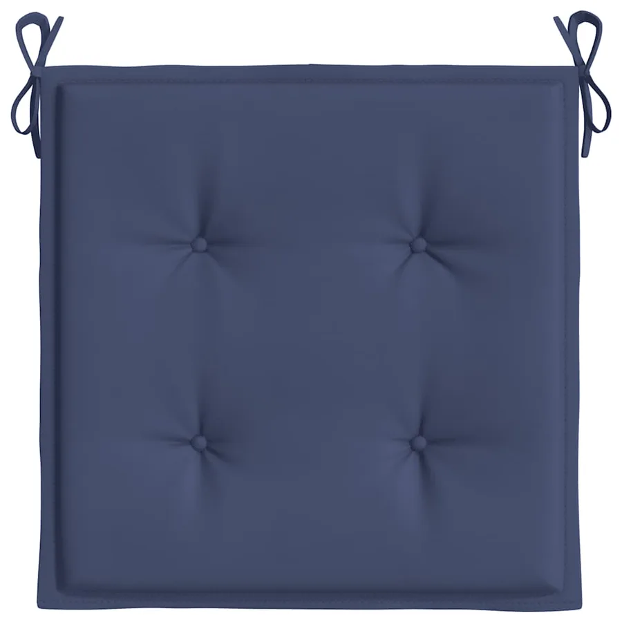 Coussins de palette lot de 2 bleu marine 40x40x4 cm - 6