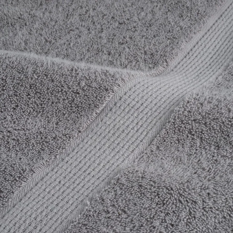 Serviettes de toilette premium SOLUND 2 pièces Gris 30 x 30 cm 600 g/m² - 6