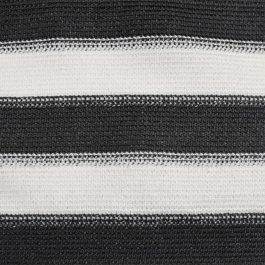 Filet brise-vue anthracite et blanc 2x25 m PEHD 75 g/m² - 6