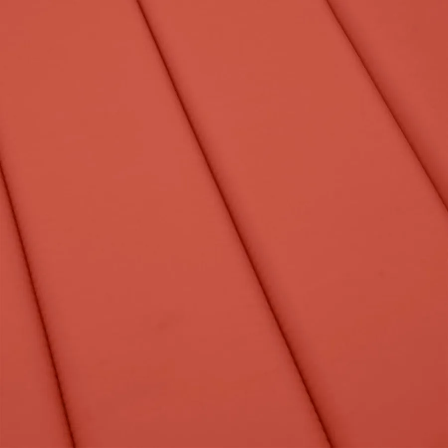 Coussin de chaise longue rouge mélangé 200x70x4 cm tissu - 7
