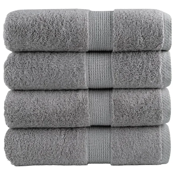 Serviettes d'invité de qualité supérieure SOLUND 4 pcs gris
