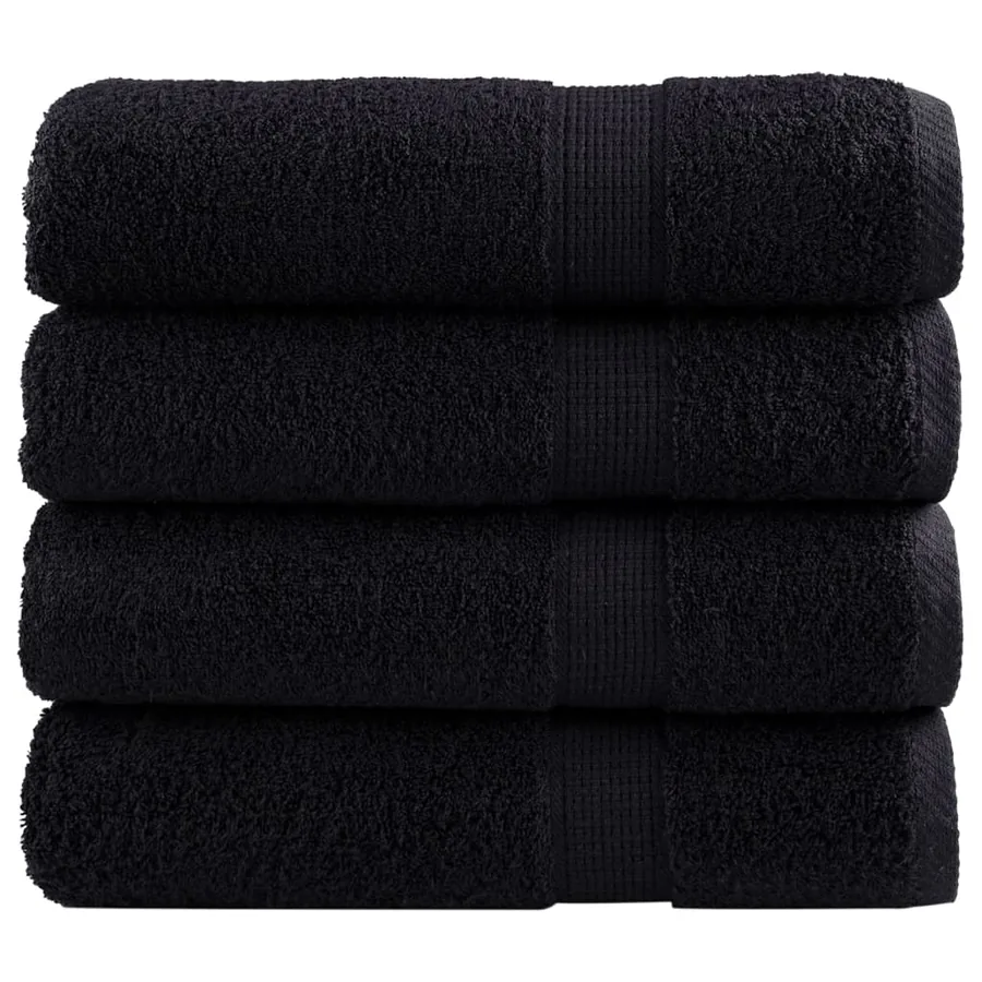Serviettes de bain de qualité supérieure SOLUND 4 pcs 600g/m²