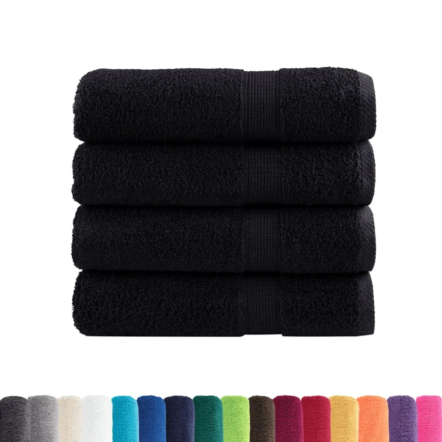 Serviettes de bain de qualité supérieure SOLUND 4 pcs 600g/m² - 2