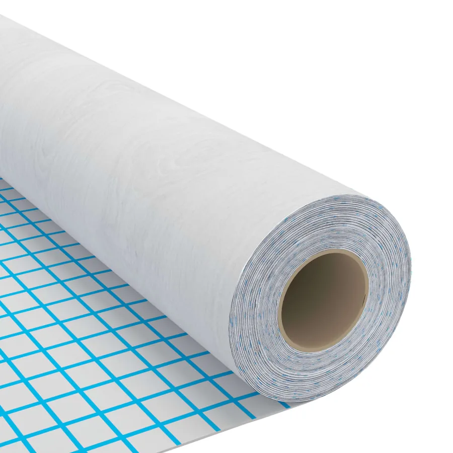 Films autoadhésifs pour portes 4 pcs Bois blanc 210x90 cm PVC - 5