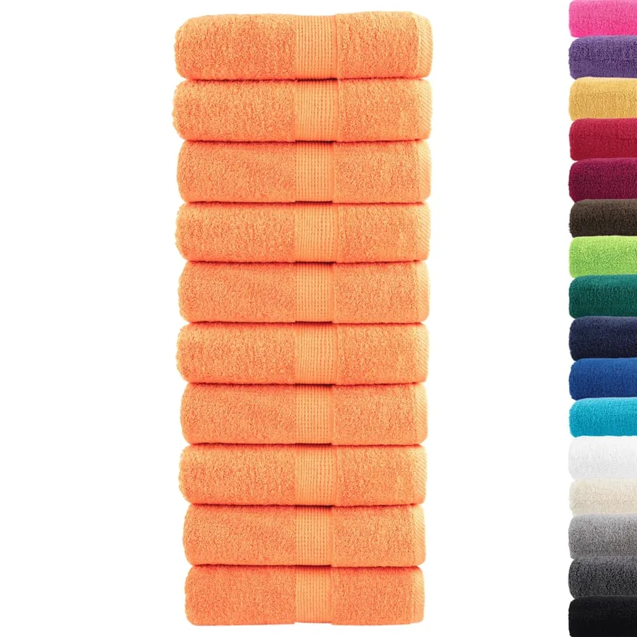 Serviettes d'invité de qualité supérieure SOLUND 10 pcs orange - 2