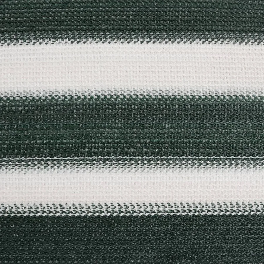 Filet brise-vue vert et blanc 2x10 m PEHD 150 g/m² - 6