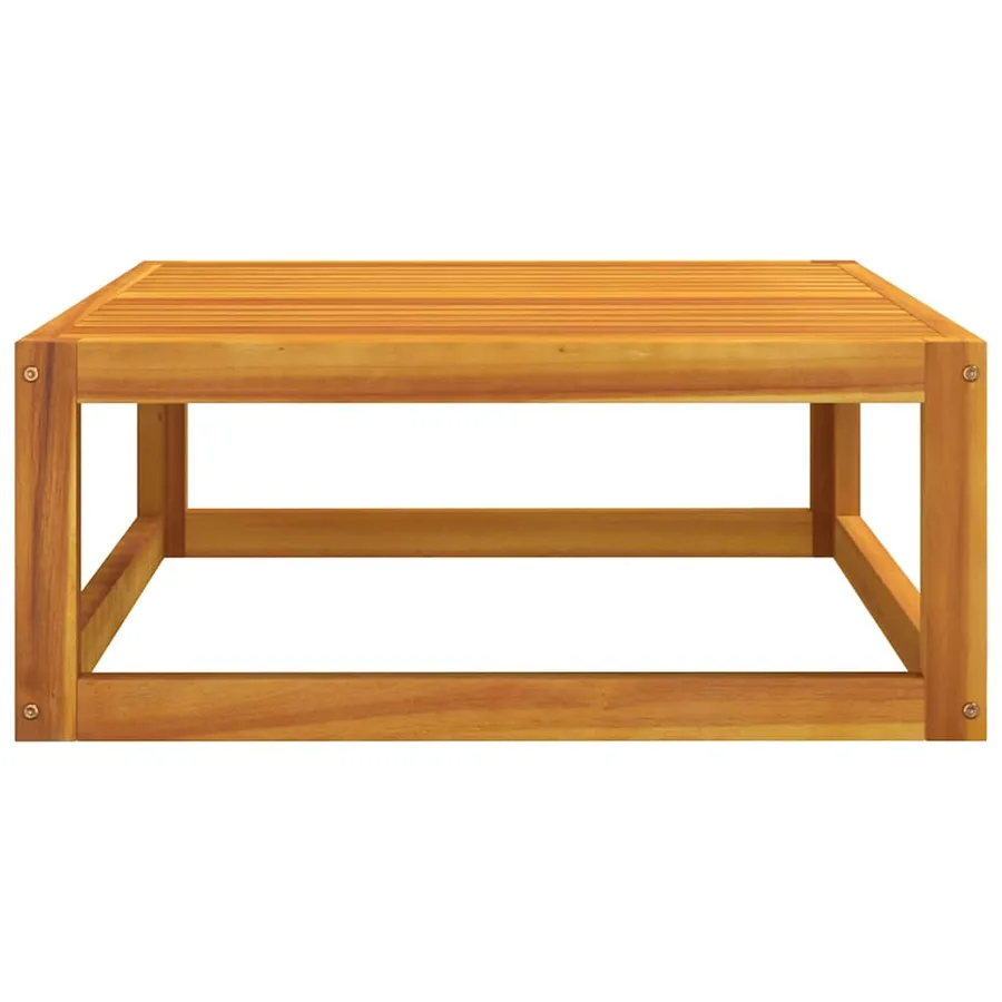 Salon de jardin 3 pcs avec coussins bois massif d'acacia - 9