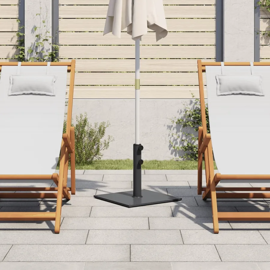 Base de parasol pour mâts Ø32/38/48 mm 17 kg carré - 3