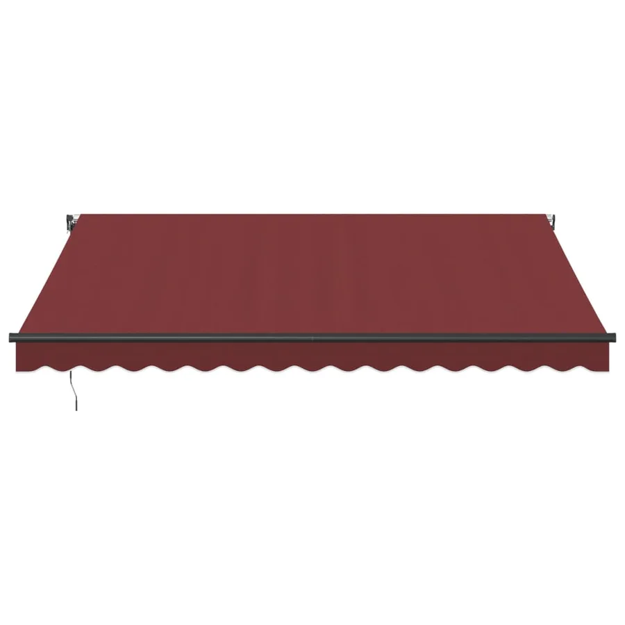 Auvent rétractable automatique bordeaux 400x350 cm - 3