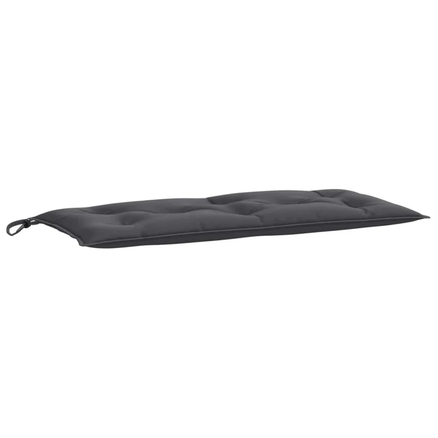 Coussin de banc de jardin anthracite mélangé 100x50x7 cm tissu - 2