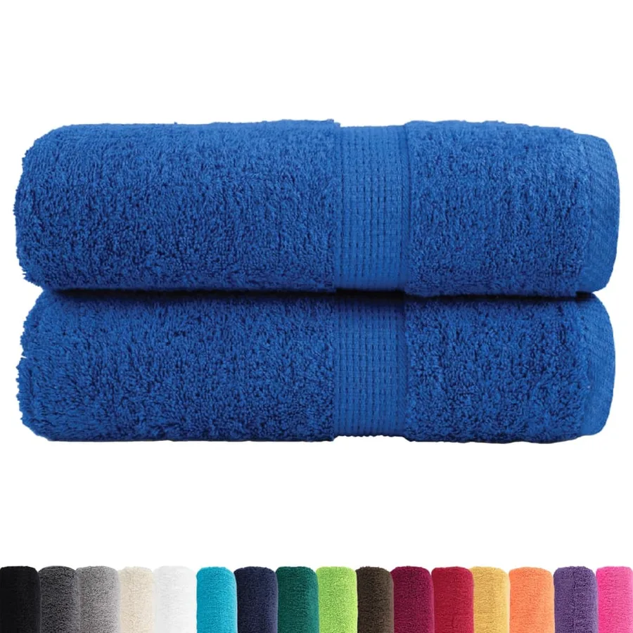Serviettes d'invité de qualité supérieure SOLUND 2 pcs bleu - 2