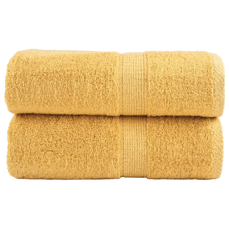Serviettes d'invité de qualité supérieure SOLUND 2 pcs doré
