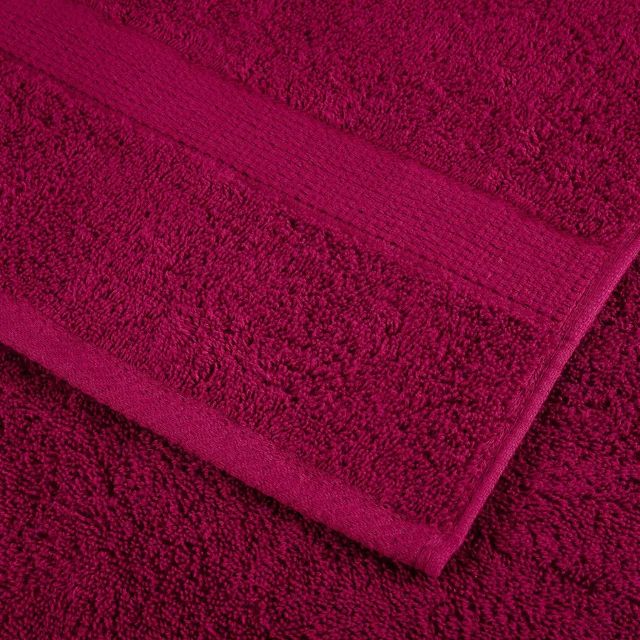 Serviettes d'invité de qualité supérieure SOLUND 2 pcs bordeaux - 6