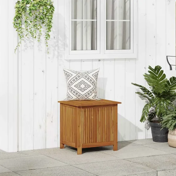 Garden storage box 60x50x58 cm Solid acacia wood