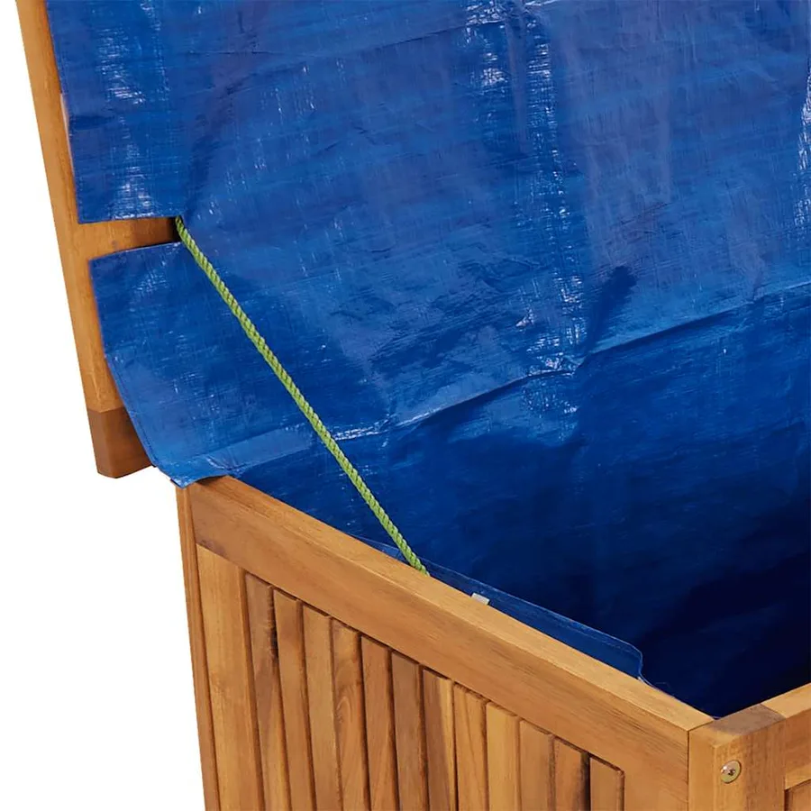 Boîte de rangement de jardin 60x50x58 cm Bois d'acacia solide - 10