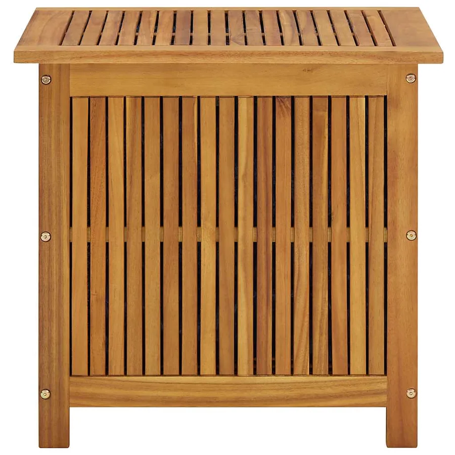 Boîte de rangement de jardin 60x50x58 cm Bois d'acacia solide - 4