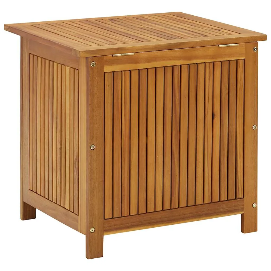 Boîte de rangement de jardin 60x50x58 cm Bois d'acacia solide - 6