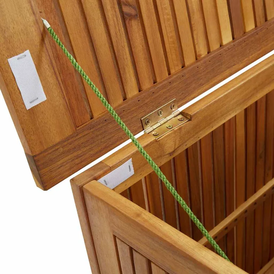 Boîte de rangement de jardin 60x50x58 cm Bois d'acacia solide - 8