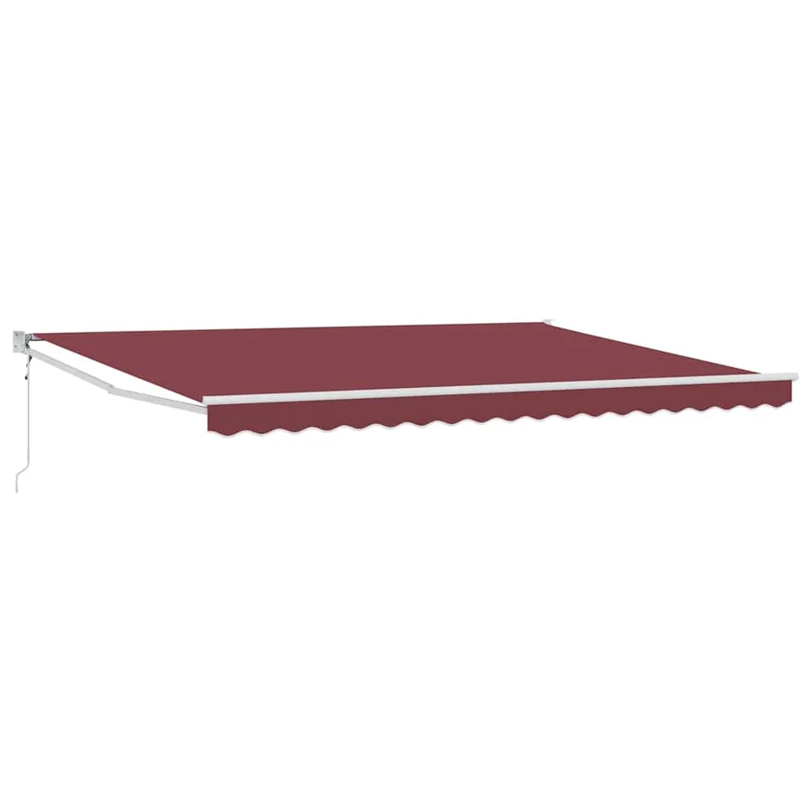 Auvent rétractable automatique bordeaux 450x300 cm - 2