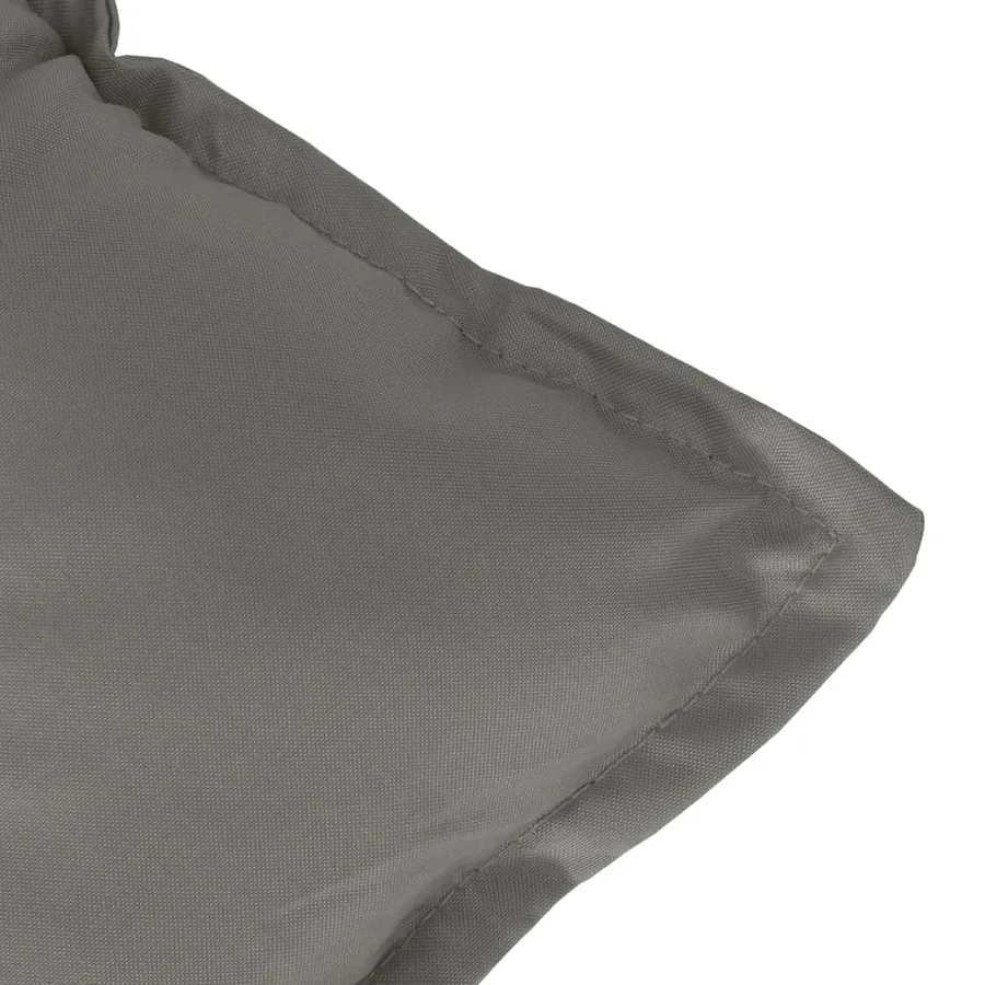 Coussins de chaise à dossier haut lot de 4 gris foncé mélangé - 9