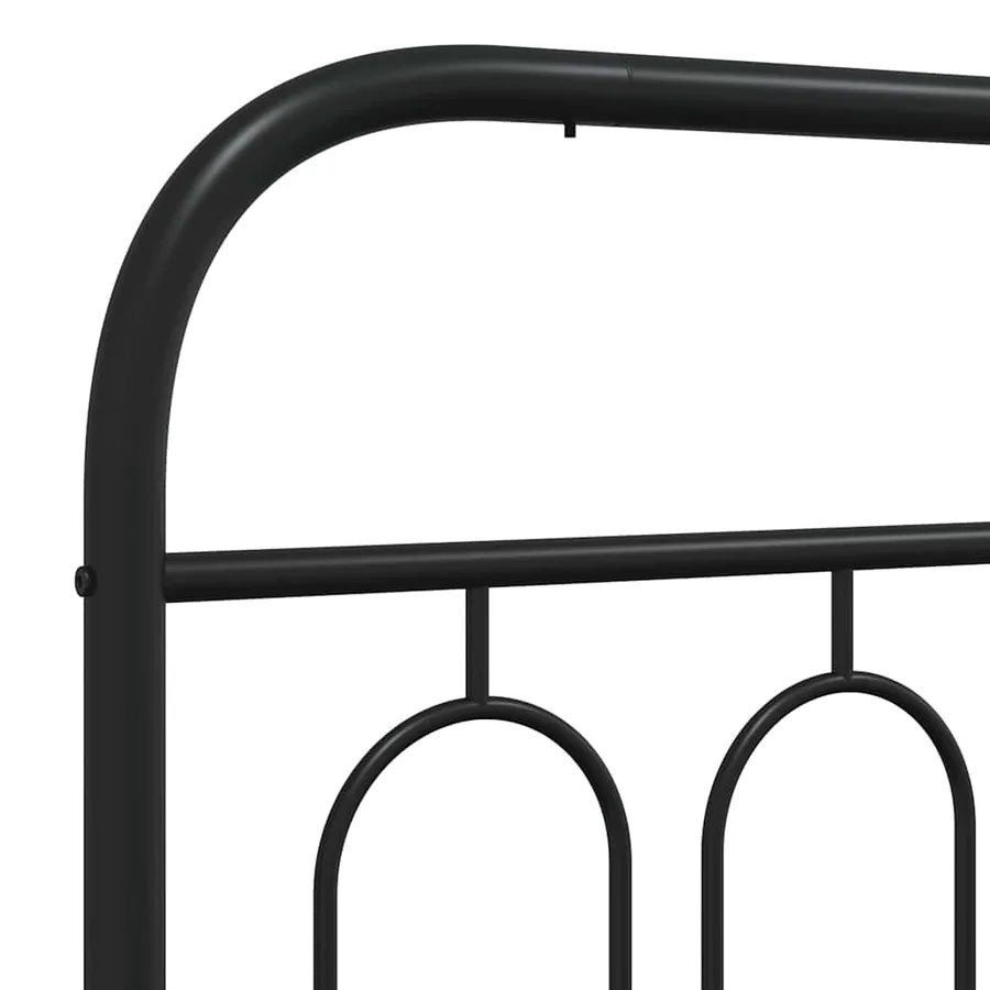 Tête de lit de remplacement métal noir 150 cm - 5