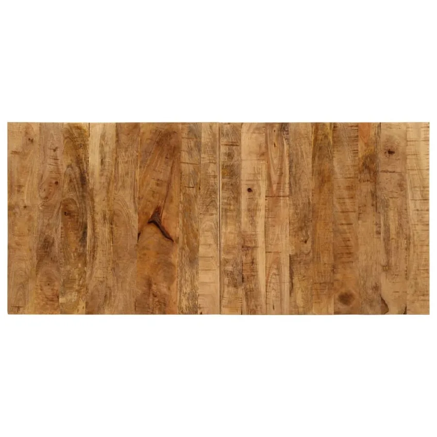 Table de bar forme de tracteur bois de manguier massif - 5