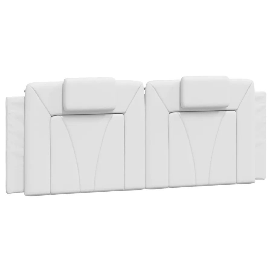 Coussin de tête de lit Viana blanc 140 cm similicuir - 2