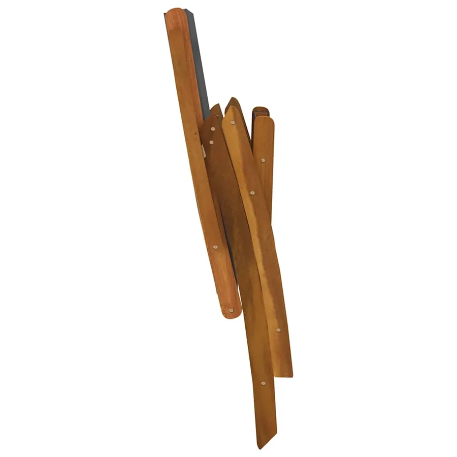 Ensemble à Manger de jardin 7pcs bois d'acacia solide textilène - 11