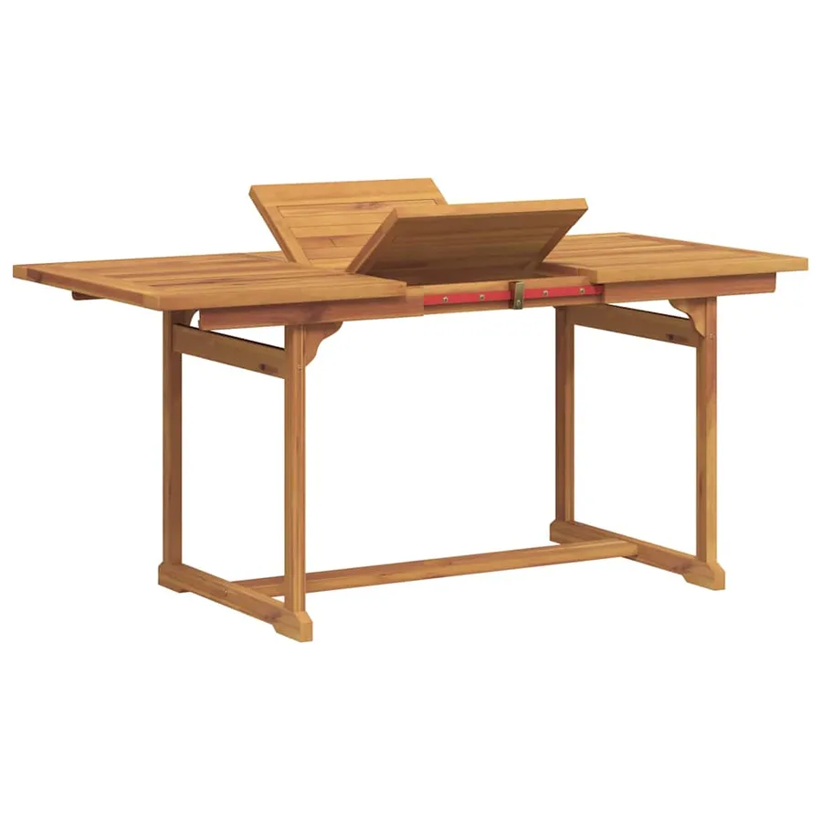 Ensemble à Manger de jardin 7pcs bois d'acacia solide textilène - 4