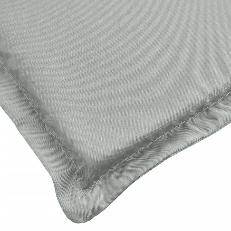 Coussin de banc de jardin gris clair mélangé 180x50x7 cm tissu - 5