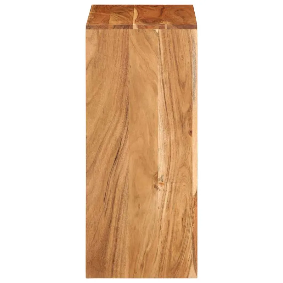 Armoire à tiroirs 55x33x75 cm bois d'acacia massif - 4