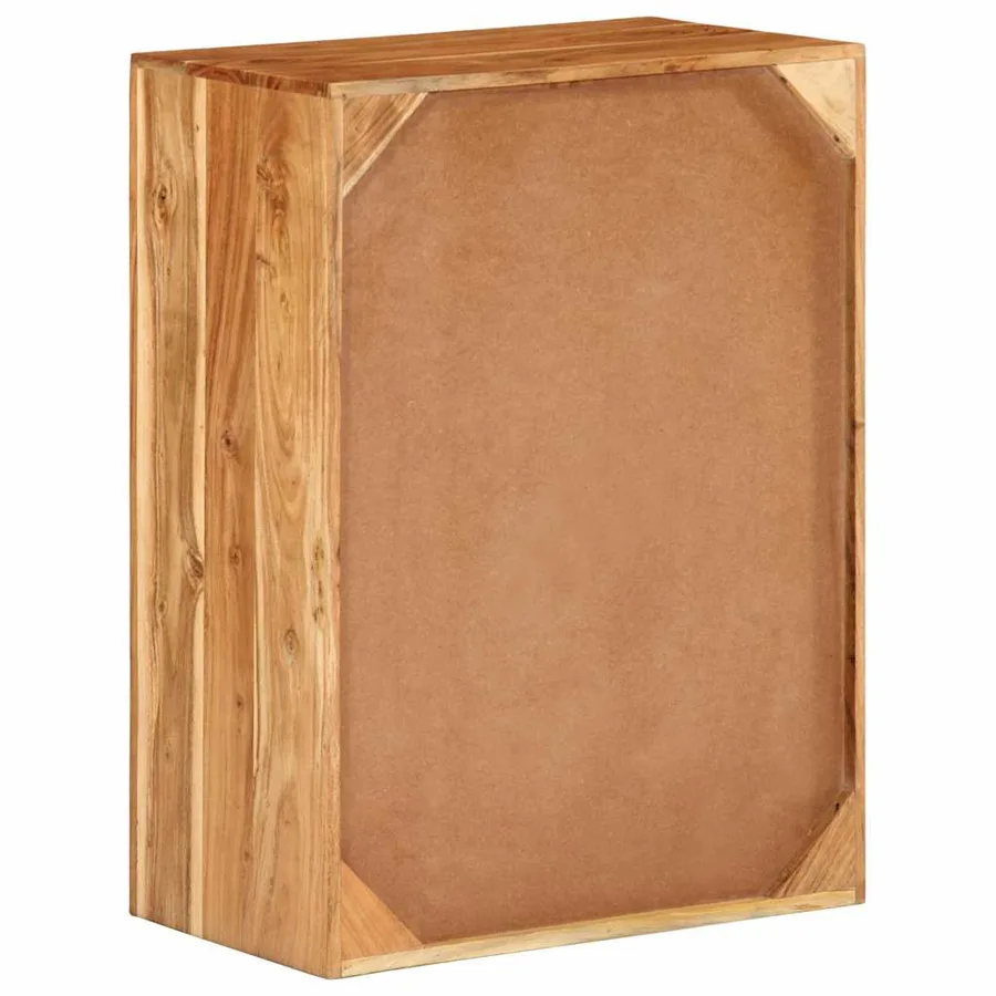 Armoire à tiroirs 55x33x75 cm bois d'acacia massif - 5