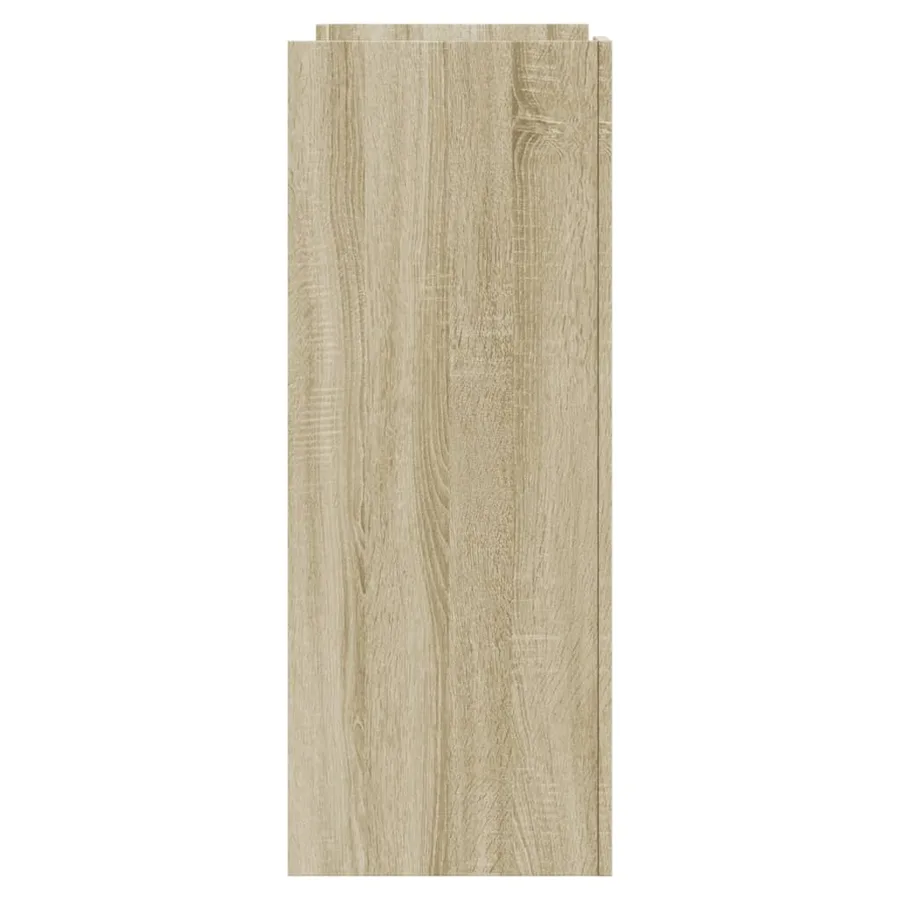 Table console chêne sonoma 100x35x90 cm bois d'ingénierie - 5