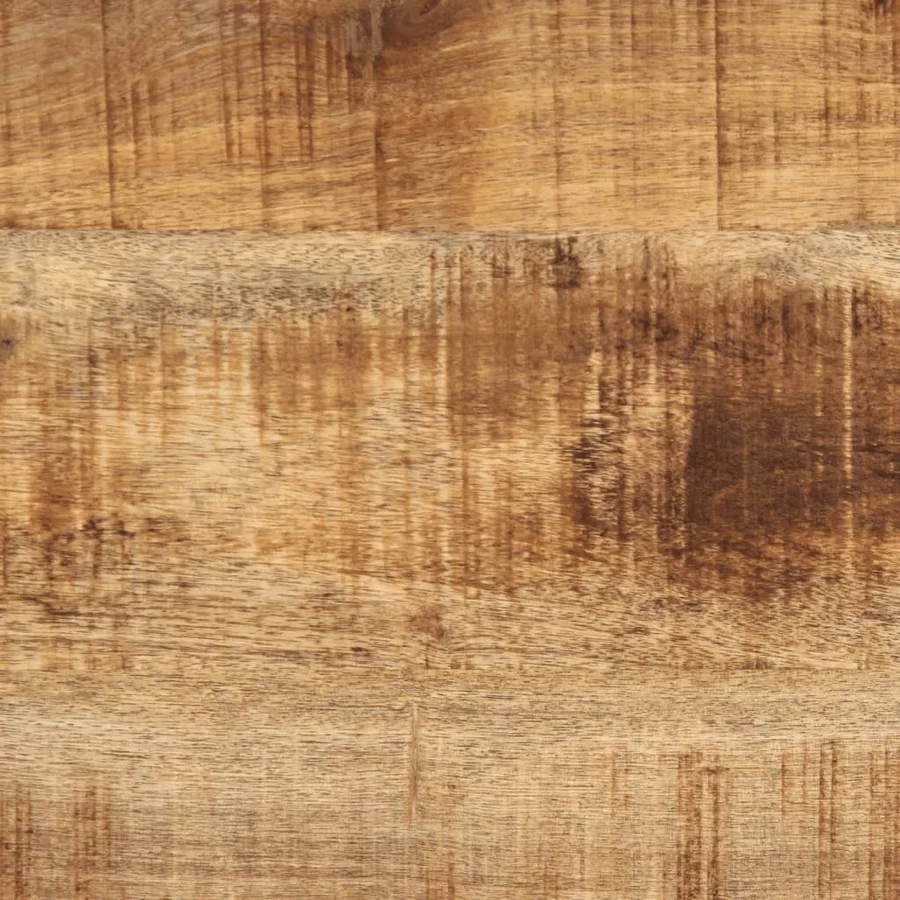 Meuble TV 110x35x40 cm bois massif de manguier brut - 12