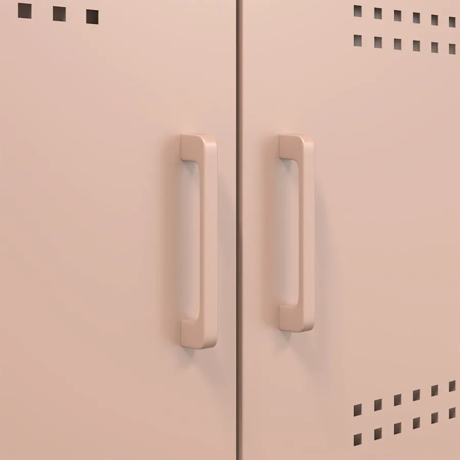 Meubles TV 2 pcs rose 68x39x50,5 cm acier - 13