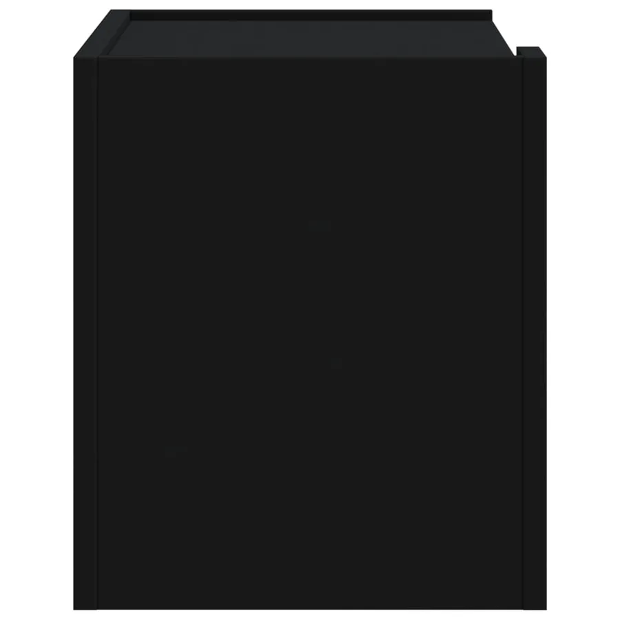 Tables de chevet murales 2 pcs noir 45x30x35 cm - 6