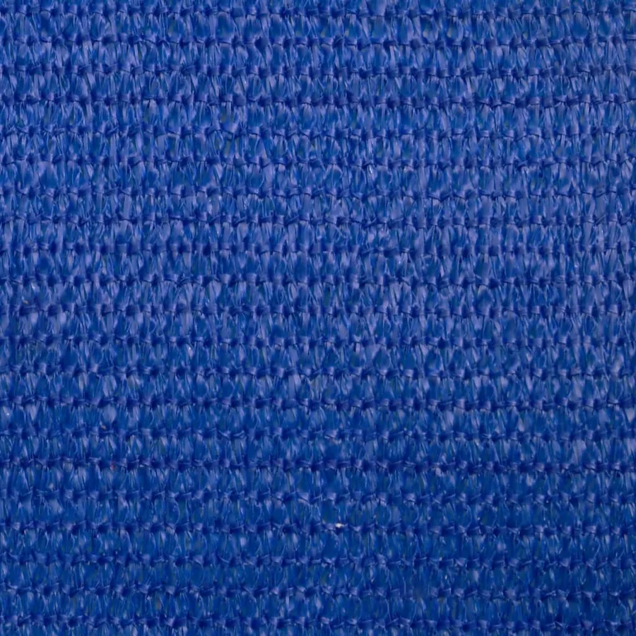 Voile d'ombrage 160 g/m² carré bleu 4x4 m PEHD - 9