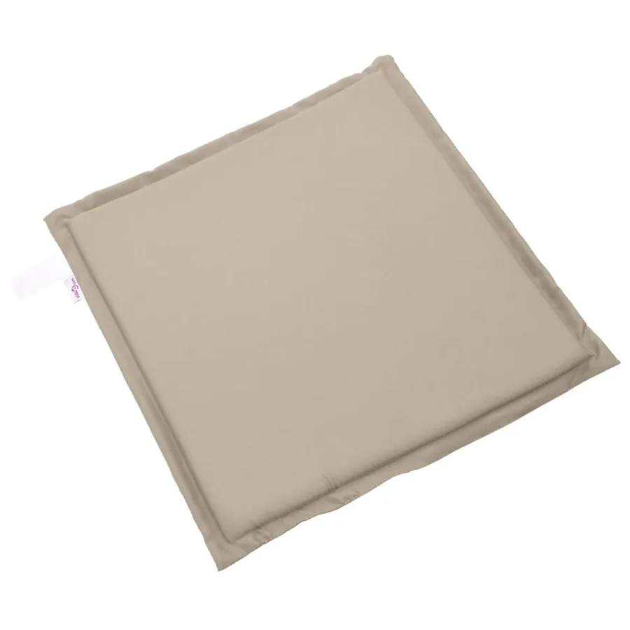 Coussins de siège de jardin lot de 2 taupe 45x45x2 cm carré - 4