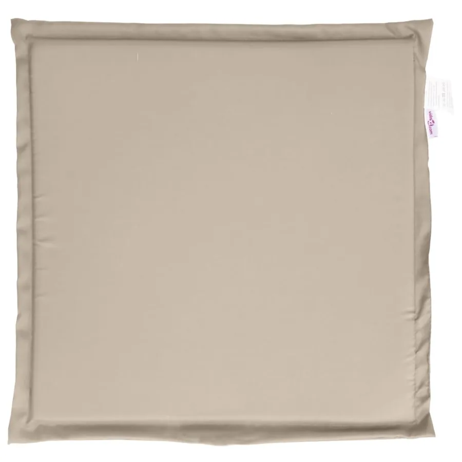 Coussins de siège de jardin lot de 2 taupe 45x45x2 cm carré - 6