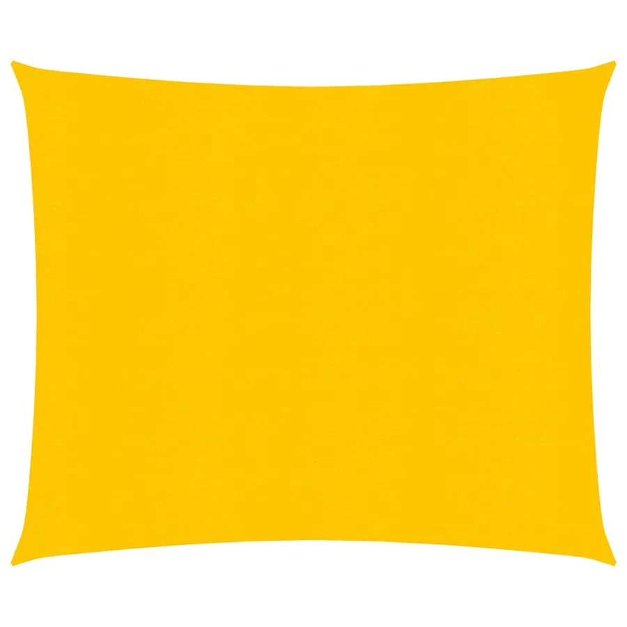 Voile d'ombrage 160 g/m² carré jaune 5x5 m PEHD - 2