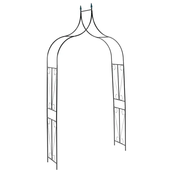 Voûte de jardin Vert foncé 142x37x275 cm Fer